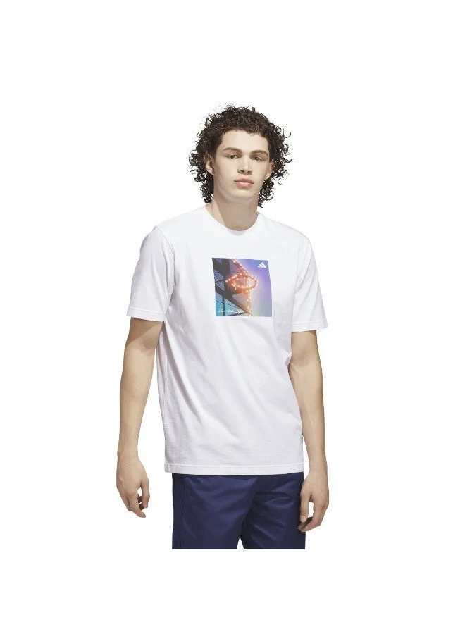 Adidas 3-Stripes Lights Hoops Graphic T-Shirt