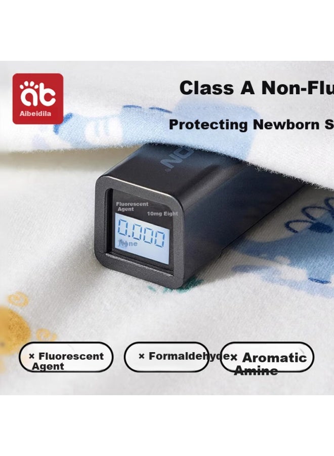 AIBEDILA Aibei Dila Newborn Baby Half-back Pure Cotton Class A Top Long-sleeved Baby Clothes For Newborns 0-3 Months Belly-protecting Clothes Size 59  - Image 3