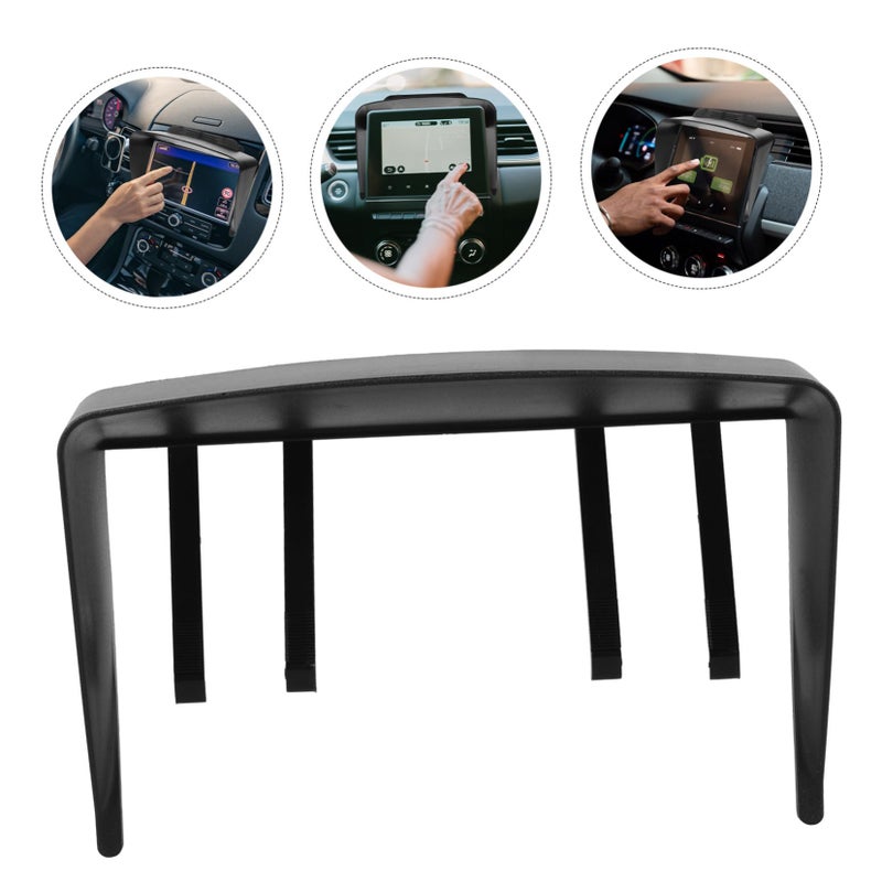 Universal Car Navigation Sunshade Heat Shield Visor Cover Set Of 4 For Phones Tablets Portable Easy Installation Sun Protection - Image 3