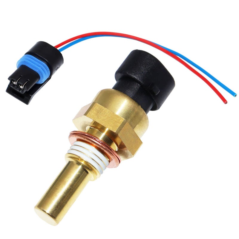 OSKYUO 2134514 2134333 19236568 Engine Coolant Temperature Sensor with Pigtail Connector for Buick Lacrosse Chevy Impala Express Silverado Suburban 1500 2500 Trailblazer GMC Yukon Savana Saturn Vue