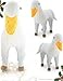 Randimals Plush Toy Stuffed Animal Mix  Horse  Duck Hybrid Stuffed Animals for Girls  Boys  Huggable  Soft Animal Characters Cute Plushies  Unique Toys for Discovery  Adventure - Image 4