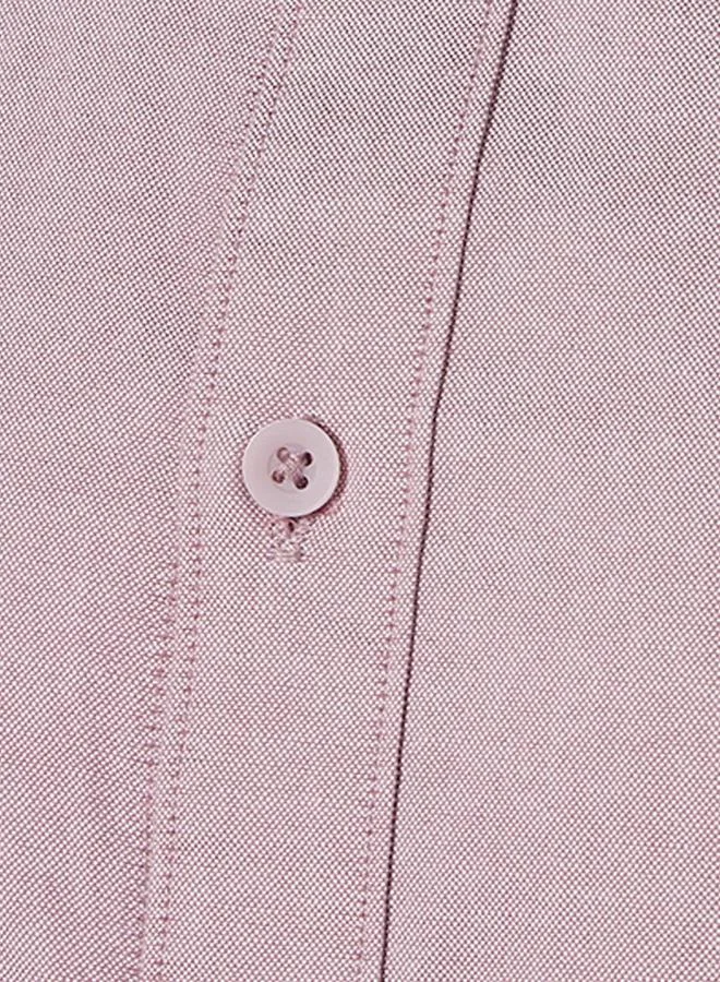 Splash FAV Basic Regular Fit Button Down Collar Textured Long Sleeves Shirt