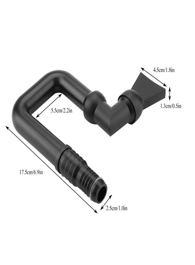 Beufee U Return Pipe, Multipurpose U Tube Return Directional Pipe Tube Fish Tank Pump Nozzle for Aquarium Water Pump - Image 2