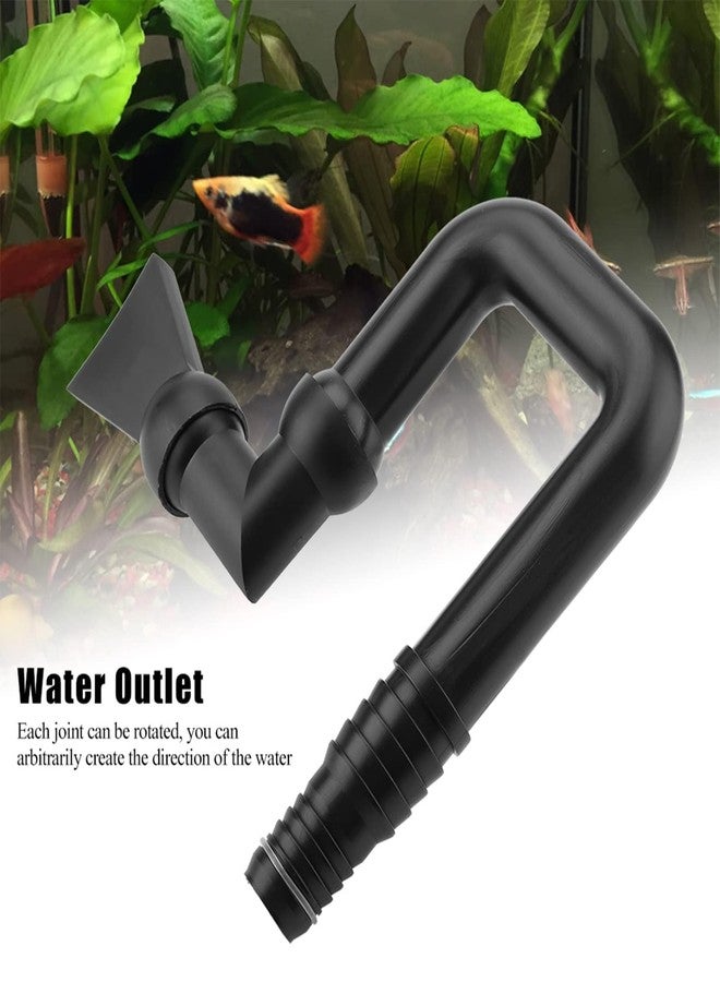 Beufee U Return Pipe, Multipurpose U Tube Return Directional Pipe Tube Fish Tank Pump Nozzle for Aquarium Water Pump - Image 3