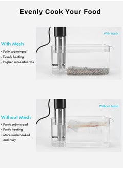 INKBIRD Sous Vide Sinker Weight Food Grade Stainless Steel Mesh Net Evenly Cook Food Sous Vide Cooking Accessory Perfect For Safe Cooking  - Image 4