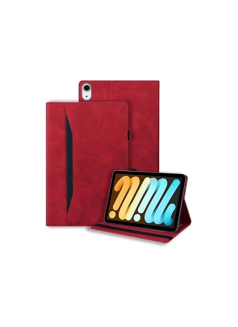 Case Compatible with iPad Mini 7 8.3 inch (A17 Pro, 2024, 7th Generation), iPad Mini 7 Wallet Case, Smart Folio Slim Stand Book Cover with Stylus Holder