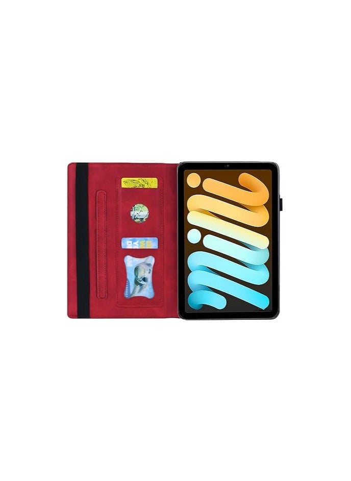 General - Case Compatible with iPad Mini 7 8.3 inch (A17 Pro, 2024, 7th Generation), iPad Mini 7 Wallet Case, Smart Folio Slim Stand Book Cover with Stylus Holder - Image 1
