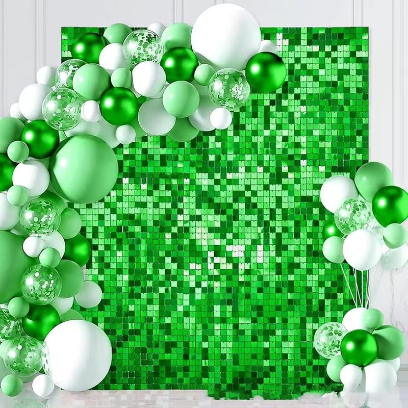 ألواح زخرفية مذهبة متلألئة ومنشطة لخلفيات المسرح وبلاطات زينة لحفلات أعياد الميلاد والزفاف والفعاليات - Image 4