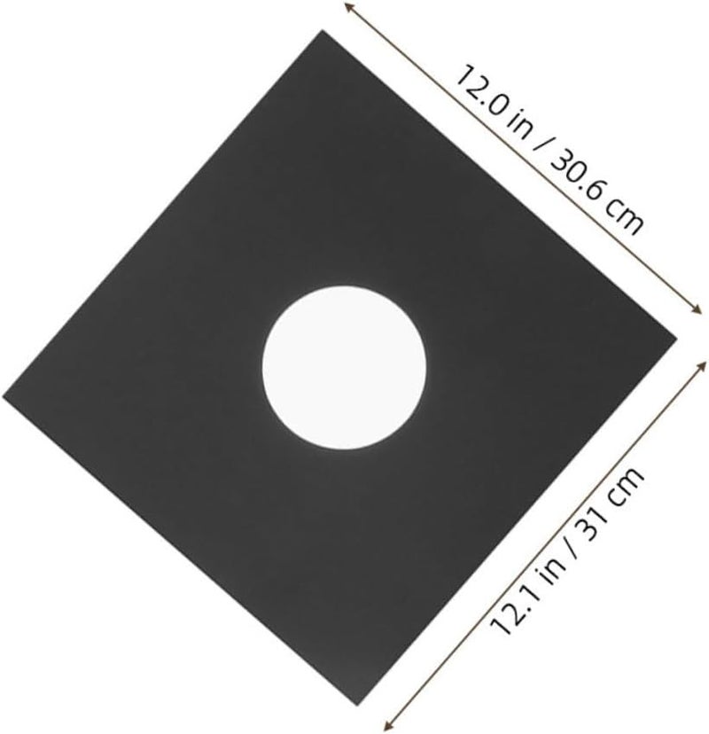 Kraft Vinyl Record Sleeves 12Pcs With Inner Film Static Scratch Resistant - Image 3