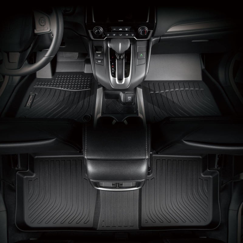 Binmotor-Floor Mats & Cargo Liner Set for Toyota Corolla 2014-2019(Only Sedan), Corolla Cargo Mat Trunk Mat, TPE All Weather Car Floor Mat for Toyota Corolla Trunk Liner Floor Liners Accrssories Mats - Image 2
