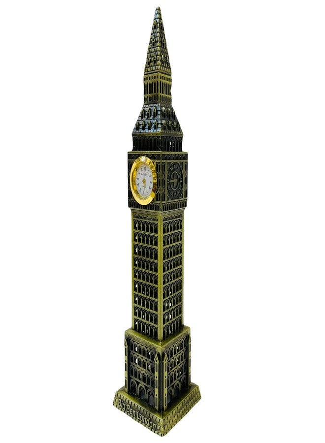 AUGEN Antique Finish BigBen-24cm Souvenir Metal Miniature Statue (7506D) - Image 3