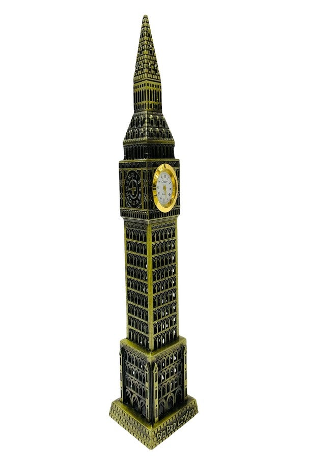 AUGEN Antique Finish BigBen-24cm Souvenir Metal Miniature Statue (7506D) - Image 4