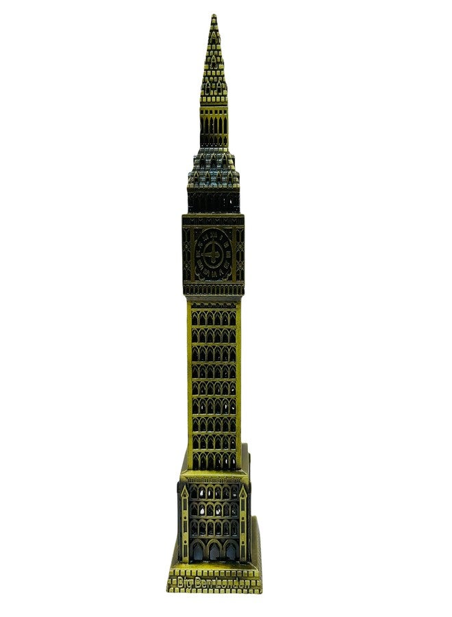 AUGEN Antique Finish BigBen-24cm Souvenir Metal Miniature Statue (7506D) - Image 2