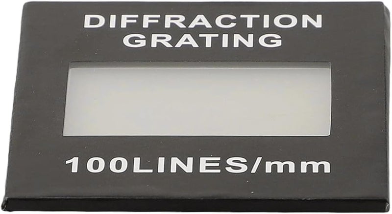 ورقة محزوز الحيود الإرسال الهولوغرافي 100 خط 50X50 مم لمقياس الطيف الضوئي تجارب التدريس البصرية - Image 1