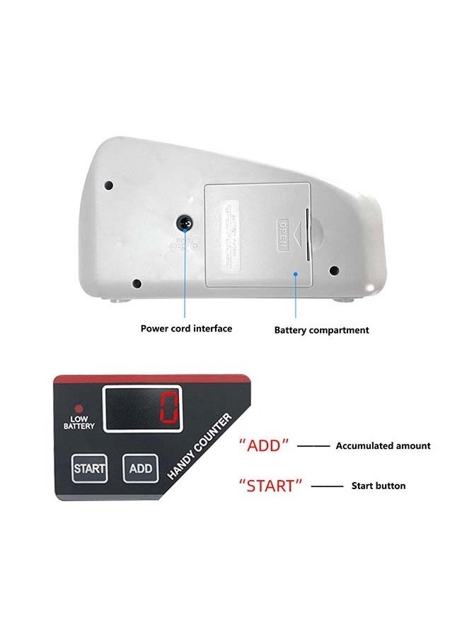 Generic V30 Mini Bill Cash Money Currency Counter Machine Portable Handy Money Cash Bill Counting Machine with Better and Faster  - Image 4