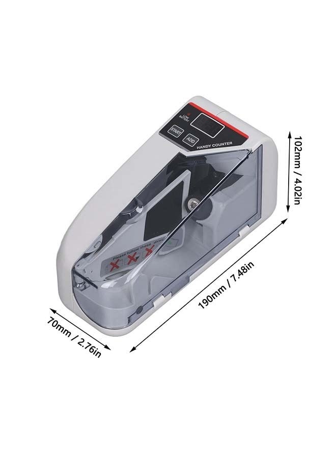 V30 Mini Bill Cash Money Currency Counter Machine Portable Handy Money Cash Bill Counting Machine with Better and Faster