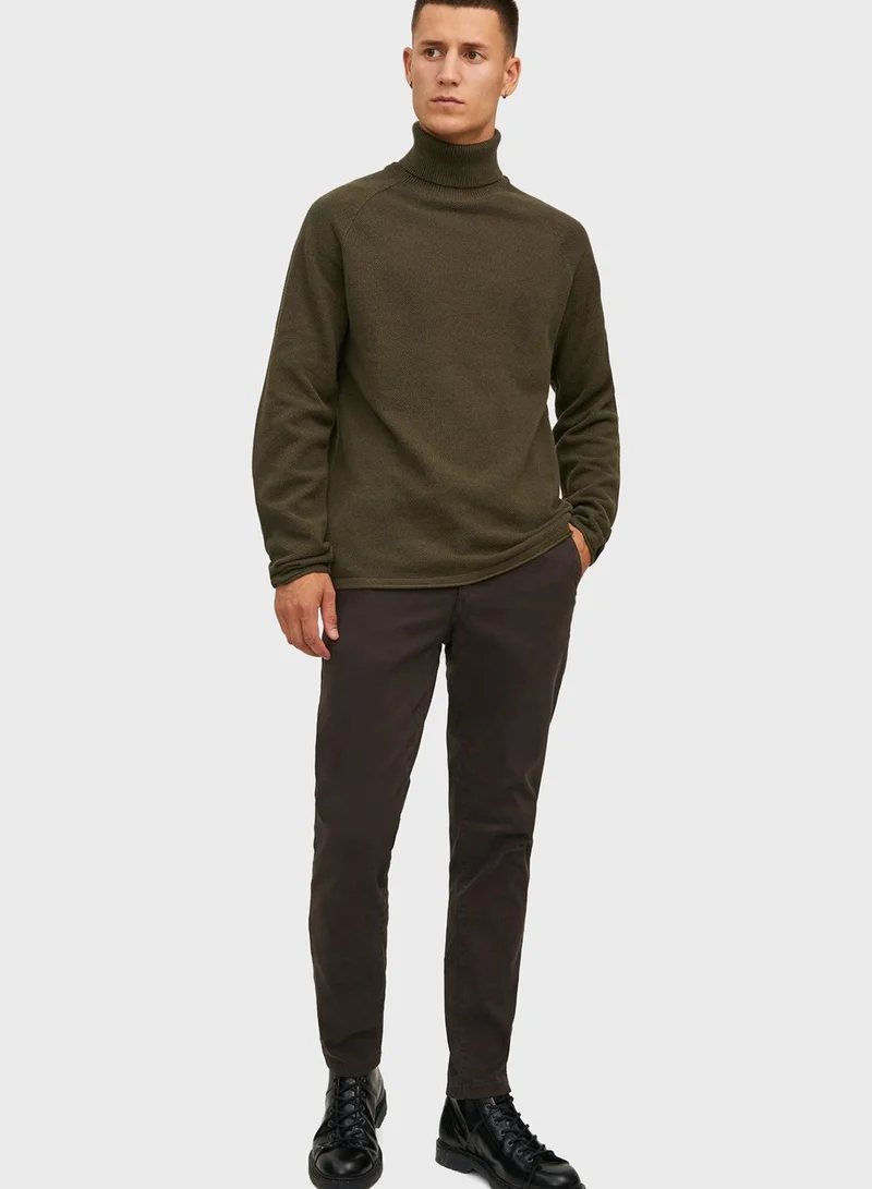 JACK & JONES Turtle Neck Knitted Sweater
