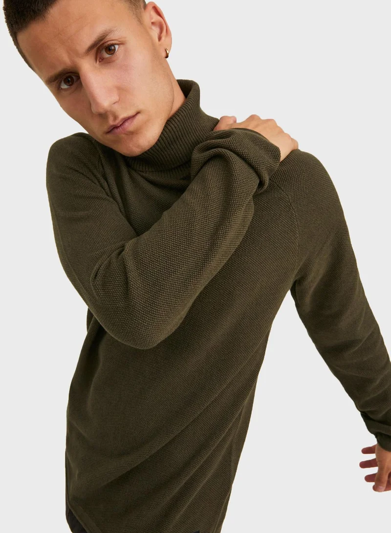 JACK & JONES Turtle Neck Knitted Sweater