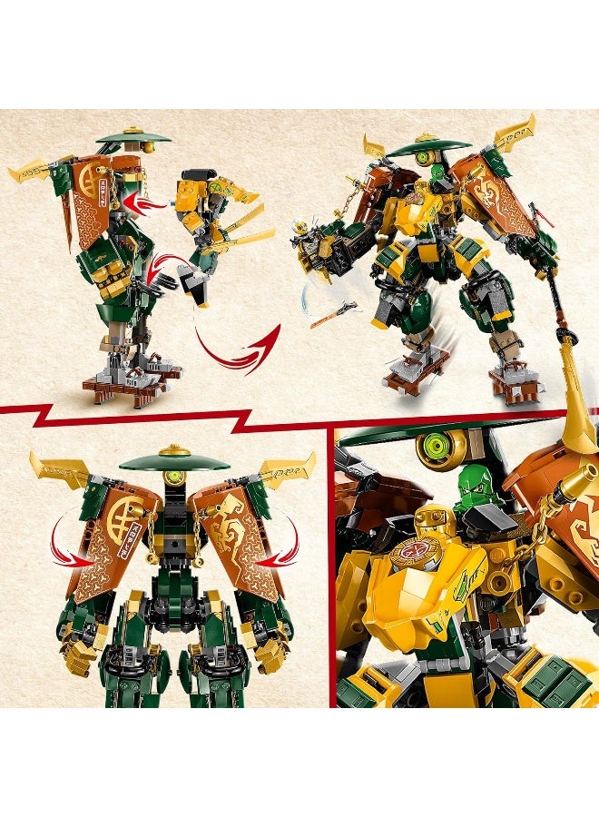 LEGO® NINJAGO® Lloyd and Arin’s Ninja Team Mechs 71794 Building Toy Set (764 Pieces) - Image 5