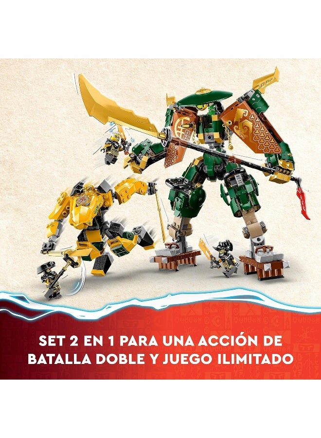 LEGO® NINJAGO® Lloyd and Arin’s Ninja Team Mechs 71794 Building Toy Set (764 Pieces) - Image 2