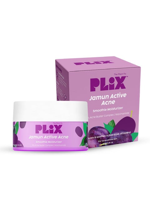 2% Niacinamide Jamun Moisturizer (50 gm), Helps Reduce Pimples with 2% Acne Buster, For Oily and Acne Prone Skin, With Witch Hazel & Jamun Extract