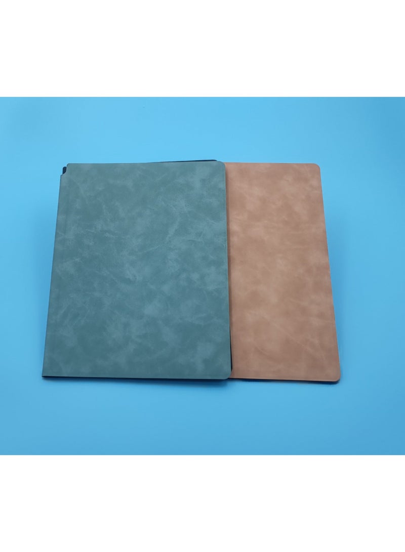 DLS Light Brown Leather Folder with acrylic memo - Image 2