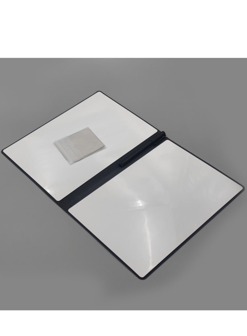 DLS Light Brown Leather Folder with acrylic memo - Image 5