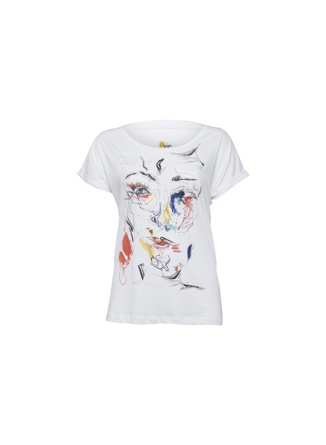 بيج ديزاين تيشيرت وجه أحمر Biggdesign - مقاس متوسط - Image 1