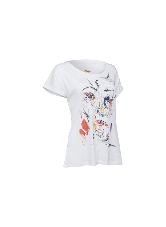 بيج ديزاين تيشيرت وجه أحمر Biggdesign - مقاس متوسط - Image 2