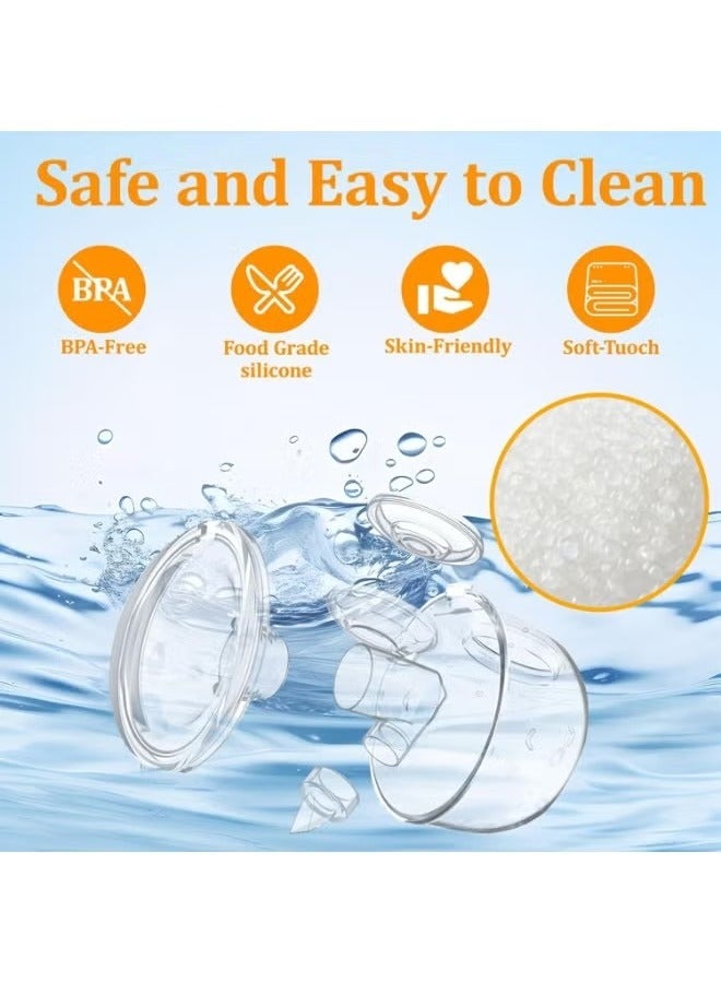 Breast Pump Hands Free Anti-Backflow Food-Grade Portable Low Noise Wireless Wearable Breastfeeding Pump with 5 Modes, 15 Levels. - Image 3