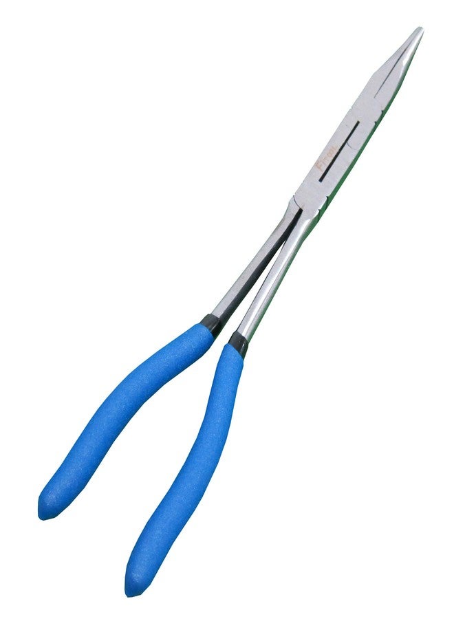 FITOOL 13-Inch Dual Pivot Pliers, 50Cr-V Industrial Quality Precision Tool, Extra Long Reach Compound Action Pliers (Straight Needle Nose) - Image 1