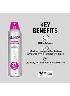 Kenra Professional Kenra Volumizing Spray Clay 15 ; Bodifying Fullness Spray ; All Hair Types ; 4 Oz  - Image 5