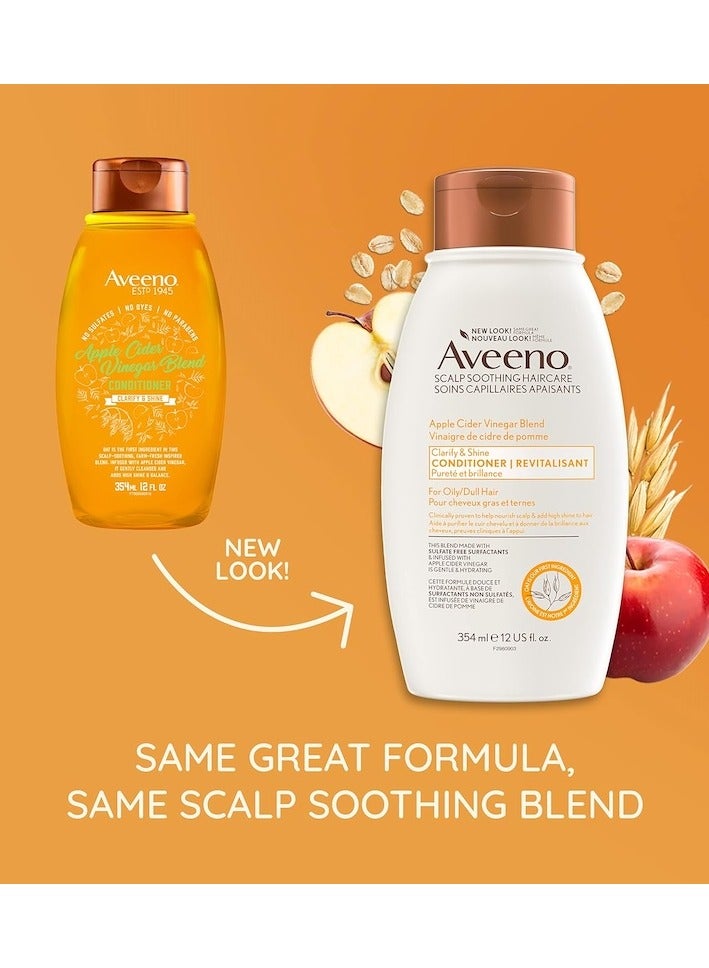 Aveeno Apple Cider Vinegar Clarifying Conditioner 354 ml - Image 5