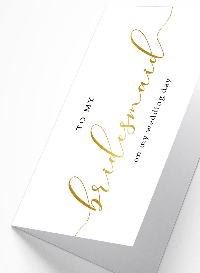 Spercy To My Bridesmaid on My Wedding Day Card, Wedding Day Card to Bridesmaid, Thank You for Being My Bridesmaid Card - Image 3