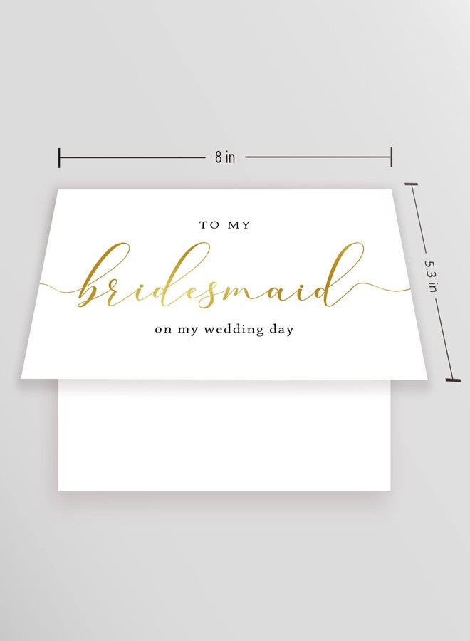 Spercy To My Bridesmaid on My Wedding Day Card, Wedding Day Card to Bridesmaid, Thank You for Being My Bridesmaid Card - Image 2