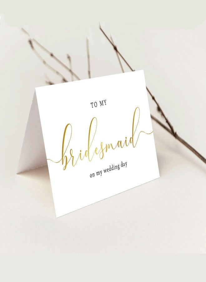 Spercy To My Bridesmaid on My Wedding Day Card, Wedding Day Card to Bridesmaid, Thank You for Being My Bridesmaid Card - Image 5