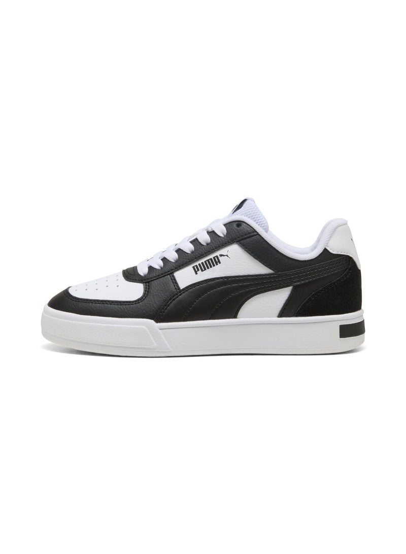 PUMA Caven Mix Kids Unisex White Sneakers - Image 1