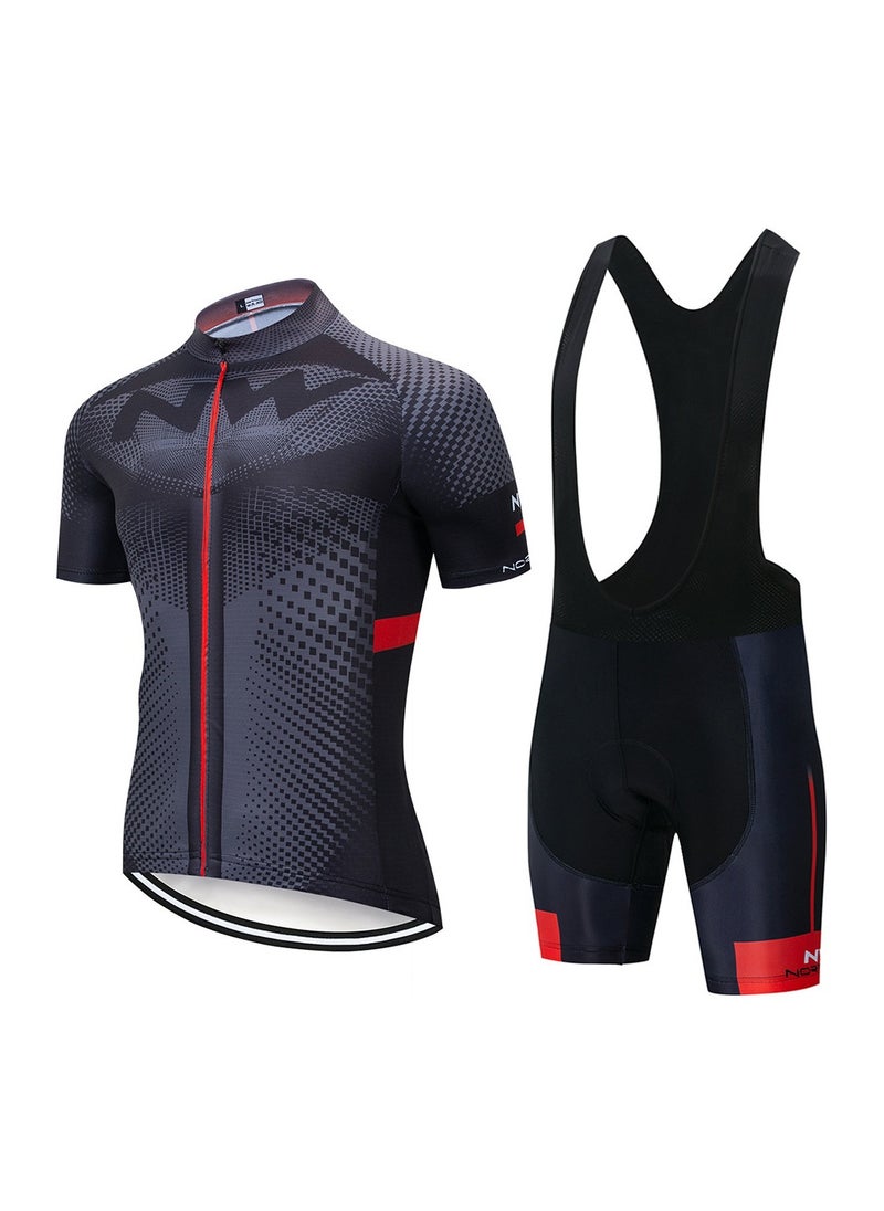 KUYING GR New Summer Outdoor Sunscreen Moisture Absorption Quick Drying Bicycle Women's Cycling Clothing Set  - Image 1