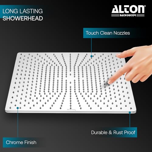 ALTON SHR22170, Stainless Steel, 8x8 INCH Overhead Shower, Without Arm, Silver - Image 3