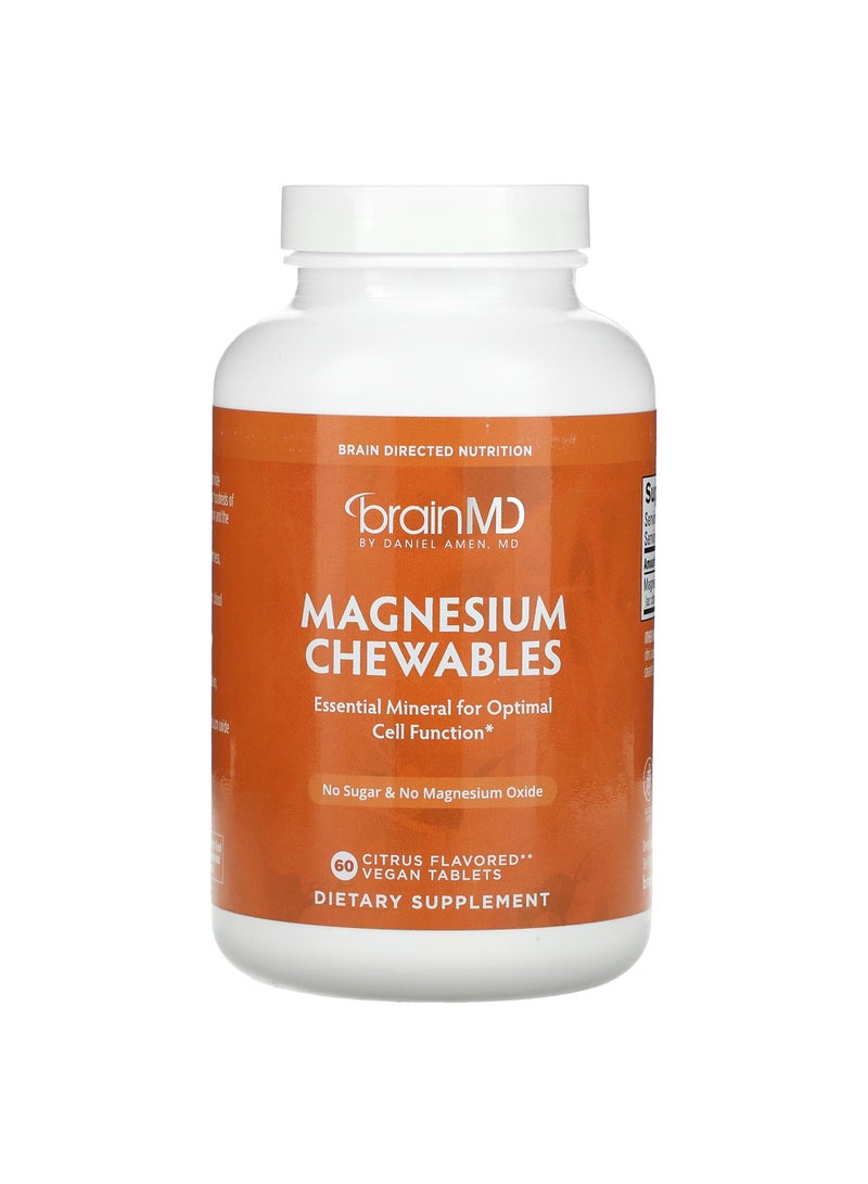 Magnesium Chewables, Citrus, 150 mg , 60 Vegan Tablets