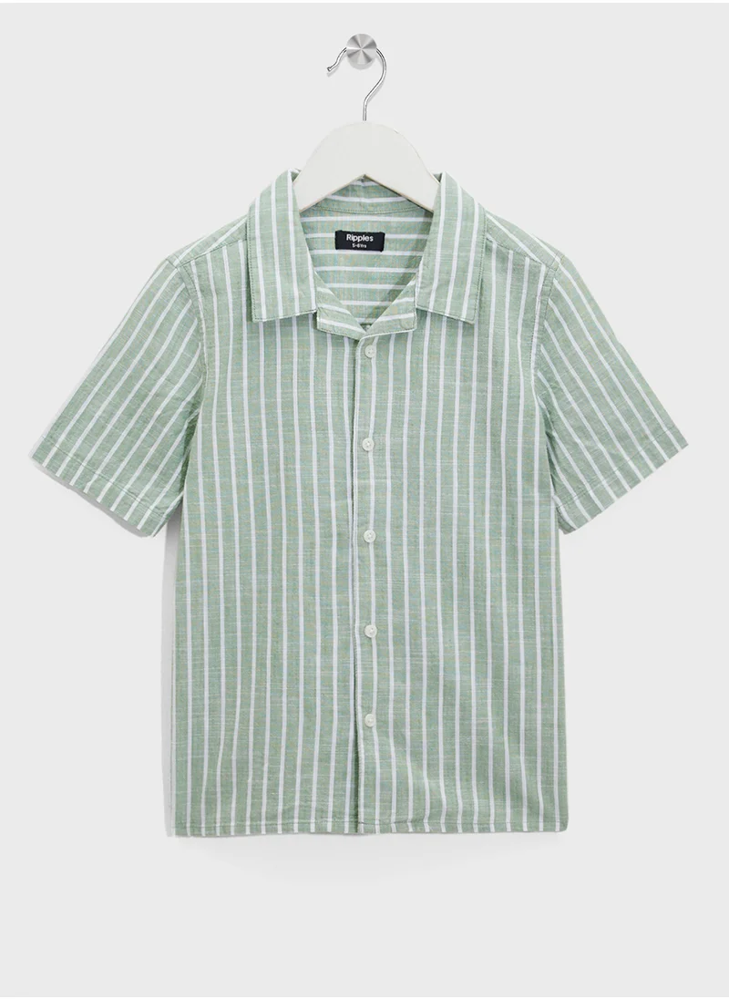 Ripples Boys Resort Collar Shirts