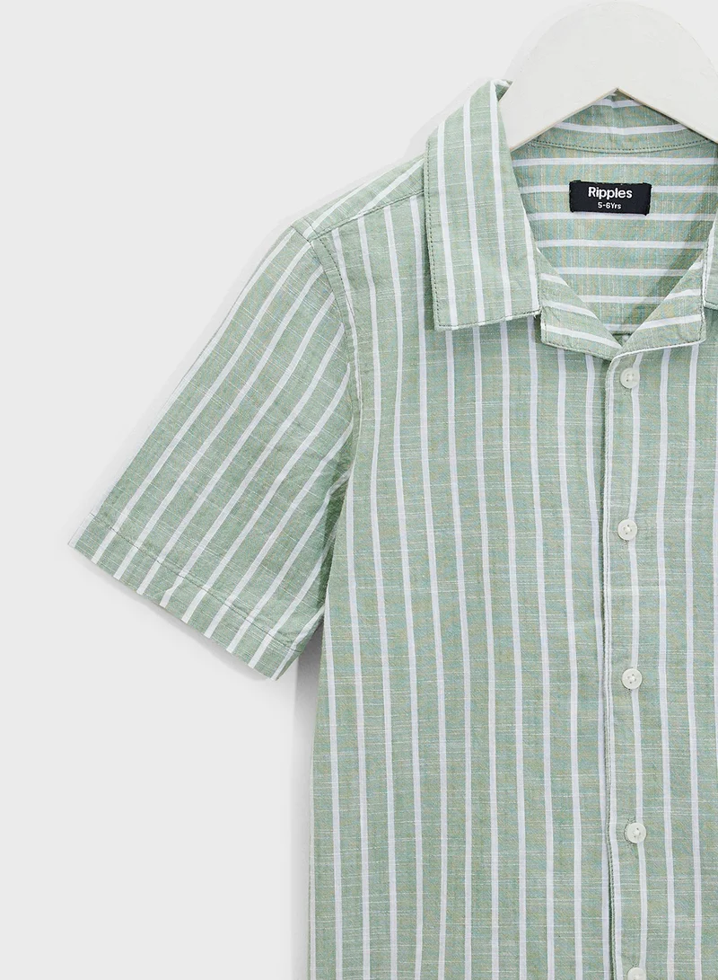 Ripples Boys Resort Collar Shirts