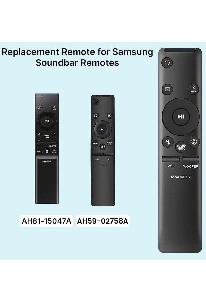 PopZa Universal Replacement Remote Control AH59-02767A for Samsung Soundbar – Compatible with Home Theater, Bluetooth Speaker Systems with Battery Included - Image 3
