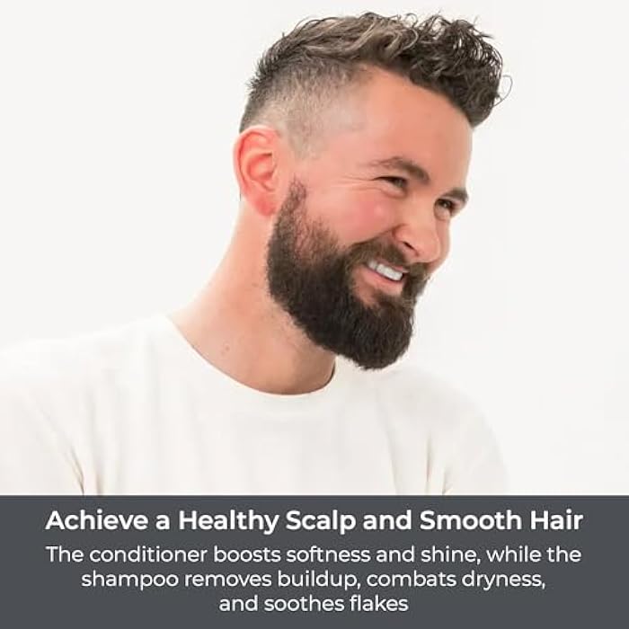 CIBU for Men Charcoal Shampoo and Conditioner Bundle - 12oz Deep Clean Men’s Volumizing Shampoo - 12oz Hydrating and Volumizing Charcoal Cleansing Conditioner - Promotes Healthy Hair and Scalp - Image 5