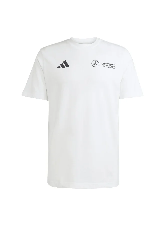 adidas تيشيرت أديداس رجالي أبيض رياضي G3W M