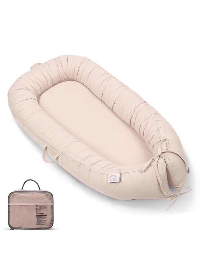 EAQ Baby Lounger, Infant Lounger for Newborn,Portable Baby Nest Cover Breathable & Soft, Newborn Essentials - Image 1