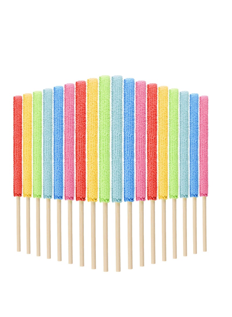 NIBEMINENT Microfiber Detail Duster Sticks Crevice Cleaning Tool Brush Dusters for Home Car Window The Smallest (24 Pieces) - Image 1