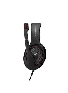 EPOS سماعة الألعاب GAME ONE من Sennheiser، صوت مفتوح، ميكروفون مضاد للضوضاء، قلاب لكتم الصوت، وسائد أذن مخملية فاخرة مقاس XXL، متوافقة مع أجهزة الكمبيوتر الشخصية وأجهزة Mac وXbox One وPS4 وNintendo Switch والهواتف الذكية - أسود.  - Image 3