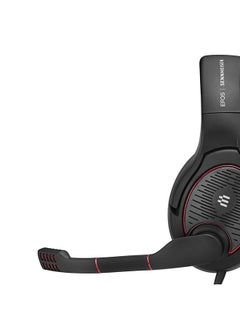 EPOS سماعة الألعاب GAME ONE من Sennheiser، صوت مفتوح، ميكروفون مضاد للضوضاء، قلاب لكتم الصوت، وسائد أذن مخملية فاخرة مقاس XXL، متوافقة مع أجهزة الكمبيوتر الشخصية وأجهزة Mac وXbox One وPS4 وNintendo Switch والهواتف الذكية - أسود.  - Image 5