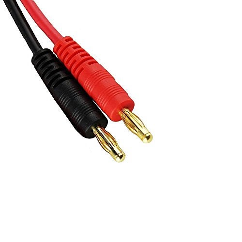 FLY RC 2pcs EC5 Male Connector to 4.0mm Banana Male Plug Lipo Battery Balance Charging Cable 30cm Silicone Wire Charger Cable Adapter for RC Helicopter Vehicle Toys - Image 5